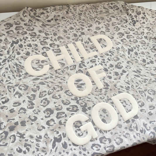 CHEETAH CHILD OF GOD TEE