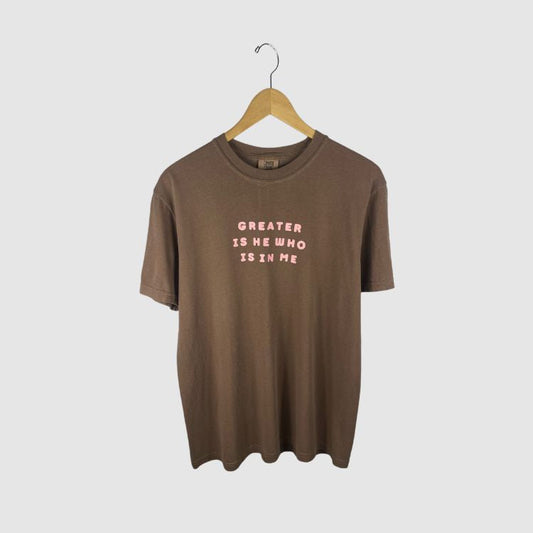 GREATER IS HE TEE