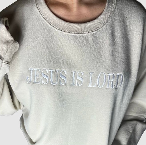 jesus is lord crewneck