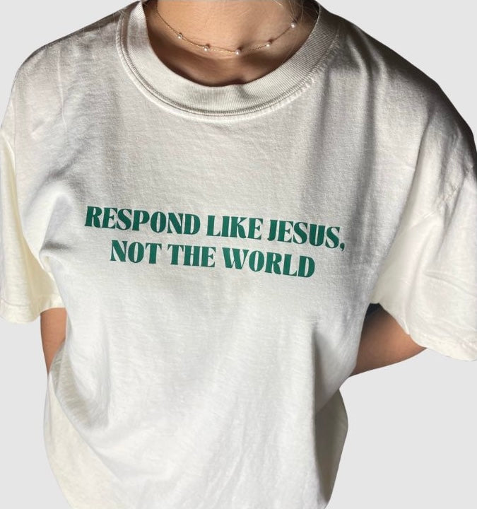 respond like jesus tee