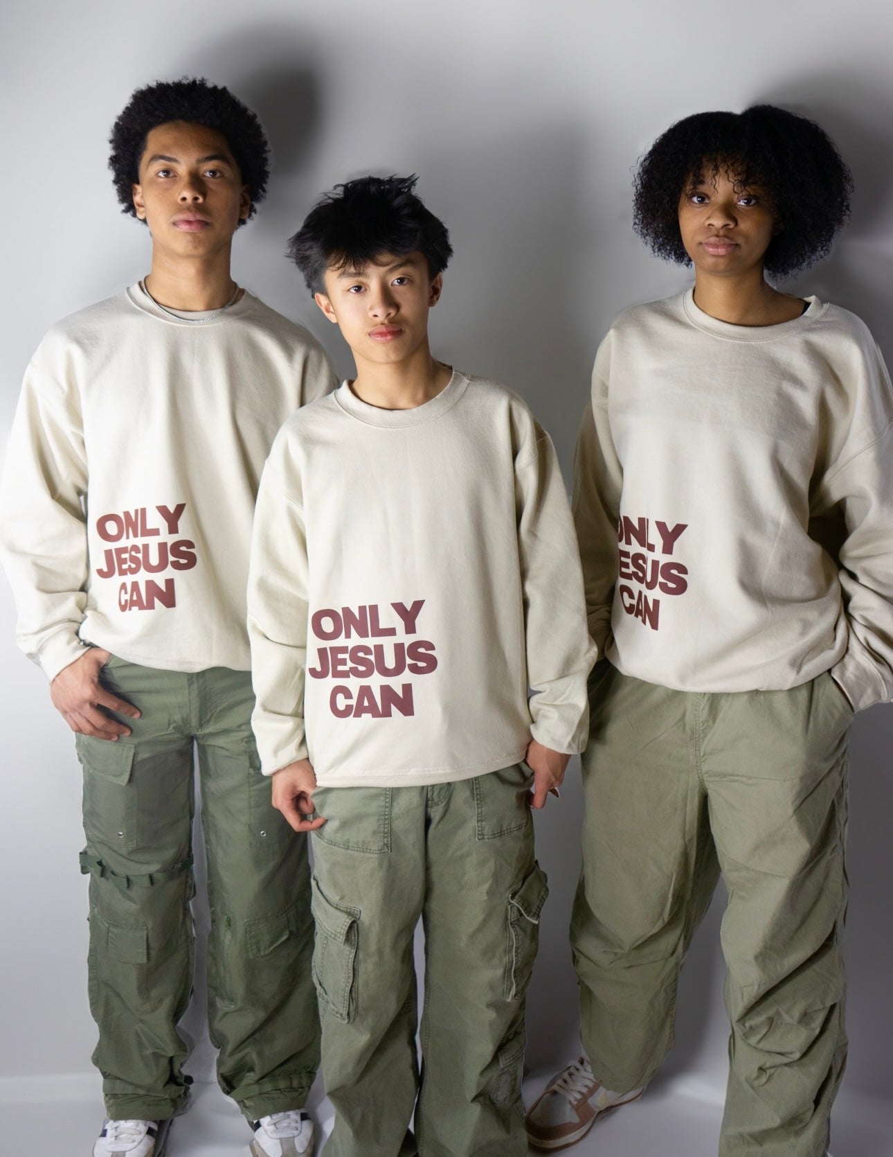 only jesus can crewneck