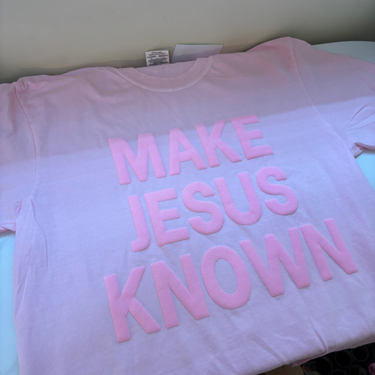 BUBBLEGUM MAKE JESUS KNOWN TEE